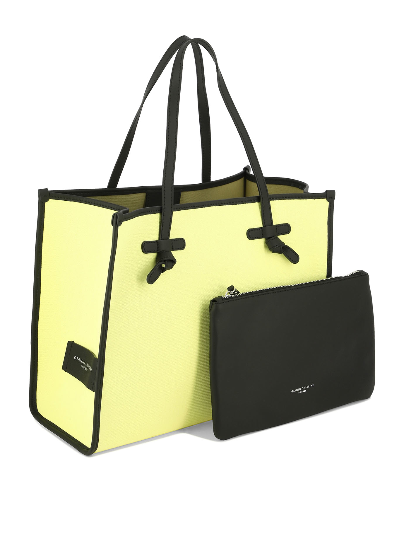 GIANNI CHIARINI Yellow Marcella shoulder bag